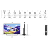 Philips 43PUS7061/12, LED-Fernseher 108 cm (43 Zoll), schwarz, UltraHD/4K, Triple Tuner, Titan OS