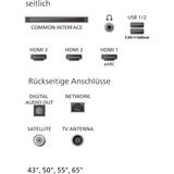 Philips 43PUS7061/12, LED-Fernseher 108 cm (43 Zoll), schwarz, UltraHD/4K, Triple Tuner, Titan OS
