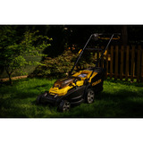 Stanley V20 Akku-Rasenmäher 36Volt (2x18V) schwarz/gelb, 2x Li-Ionen Akku 4,0Ah