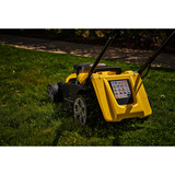 Stanley V20 Akku-Rasenmäher (SCMWP3701M2-QW), 36Volt (2x18V) schwarz/gelb, 2x Li-Ionen Akku 4,0Ah