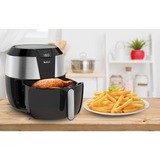Tefal Heißluftfritteuse Easy Fry XXL schwarz/edelstahl, 1.700 Watt, Korb 5,6 Liter