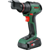 Bosch Heimwerken & Garten Akku-Bohrschrauber AdvancedDrill 18V-80 QuickSnap + Zubehör grün/schwarz, 2x Li-Ionen Akku 2,5Ah, Koffer, POWER FOR ALL ALLIANCE