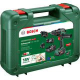 Bosch Heimwerken & Garten Akku-Bohrschrauber AdvancedDrill 18V-80 QuickSnap + Zubehör grün/schwarz, 2x Li-Ionen Akku 2,5Ah, Koffer, POWER FOR ALL ALLIANCE