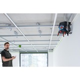 Bosch Kombilaser GCL 2-50 CG Professional + RM2, Kreuzlinienlaser blau/schwarz, L-BOXX, mit Halterung