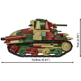 COBI Type 95 Ha-Go, Konstruktionsspielzeug Maßstab 1:35