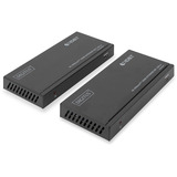 Digitus 4K HDBaseT HDMI Extender Set, 150 Meter, HDMI Verlängerung schwarz, Sendeeinheit + Empfängereinheit