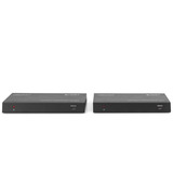 Digitus 4K HDBaseT HDMI Extender Set, 150 Meter, HDMI Verlängerung schwarz, Sendeeinheit + Empfängereinheit