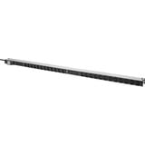 Digitus Basis IT PDU mit Aluminiumprofil, 24x C13, 4x C19, Steckdosenleiste schwarz/aluminium, 3 Meter Kabel, 1-phasig 32A, IEC309 32A Stecker