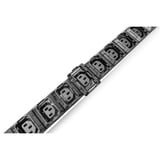 Digitus Basis IT PDU mit Aluminiumprofil, 24x C13, 4x C19, Steckdosenleiste schwarz/aluminium, 3 Meter Kabel, 1-phasig 32A, IEC309 32A Stecker