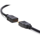 Digitus HDMI High Speed mit Ethernet Verlängerungskabel schwarz, 3 Meter