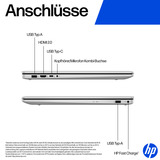 HP 17-cn4254ng, Notebook silber, Intel® Core™ 5 120U, Intel® Graphics, 16 GB DDR4, 512 GB (512 GB SSD), ohne Betriebssystem