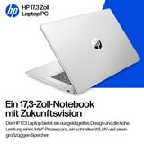 HP 17-cn4254ng, Notebook silber, Intel® Core™ 5 120U, Intel® Graphics, 16 GB DDR4, 512 GB (512 GB SSD), ohne Betriebssystem