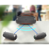 Medion Life P61762 Tragbarer Bluetooth Lautsprecher L anthrazit, Bluetooth, Dual Illuminated, Lightstrip,Integrierte Powerbank