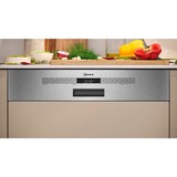 Neff S145ECS00E, Spülmaschine edelstahl (gebürstet), 60 cm, Home Connect
