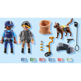 PLAYMOBIL 71731 Action Heroes Spurensuche mit Hund, Konstruktionsspielzeug 