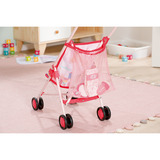 ZAPF Creation BABY born® Kinderwagen mit Tasche, Puppenwagen pink