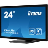 iiyama ProLite T2438MSC-B1, LED-Monitor 60.5 cm (23.8 Zoll), schwarz (matt), FullHD, IPS, Touchscreen