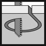Bosch PRO Hardwood clean curve Stichsägeblatt T101AOF, 83mm 3 Stück