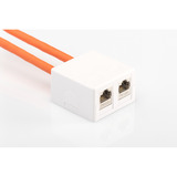 Digitus Konsolidierungs-Punkt Gehäuse, für 2x Keystone Module weiß, Aufputzbox, 2-Port