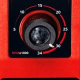 EINHELL Power X-Change Akku-Schleif- / Gravur-Werkzeug TE-MT 18/34 Li-Solo, Geradschleifer rot/schwarz, ohne Akku und Ladegerät, 55-teiliges Zubehör-Set