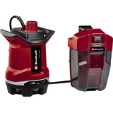 EINHELL Power X-Change Akku-Schmutzwasserpumpe GE-DP 18/25 Li - Solo, 18Volt, Tauch- / Druckpumpe rot/schwarz, ohne Akku und Ladegerät
