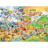 Ravensburger Kinderpuzzle - Die 4 Jahreszeiten 100 Teile