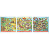 Ravensburger Puzzle UP! Geschichte - Steinzeit, Altes Rom, Mittelalter 100, 121 und 144 Teile