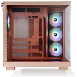 Thermaltake View 380 XL TG ARGB Gravel Sand, Tower-Gehäuse hellbraun, Tempered Glass x 2