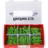 fischer FixTainer - UX Green-Box, Dübel grün, 210-teilig