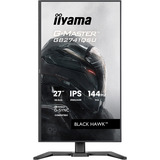 iiyama G-Master GB2741QSU-B1 Black Hawk, Gaming-Monitor 68.6 cm (27 Zoll), schwarz (matt), QHD, IPS, HDMI, DP, G-Sync komp., USB-Hub, Höhenverstellung, 144Hz Panel