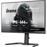 iiyama G-Master GB2741QSU-B1 Black Hawk, Gaming-Monitor 68.6 cm (27 Zoll), schwarz (matt), QHD, IPS, HDMI, DP, G-Sync komp., USB-Hub, Höhenverstellung, 144Hz Panel