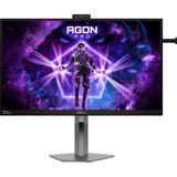 AOC AGON PRO AG276QSG2, Gaming-Monitor 68.6 cm (27 Zoll), schwarz/grau, QHD, Fast-IPS, DP, HDMI, USB-Hub, 360Hz Panel