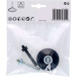 Bosch Stützteller 50mm mit R-Typ Aufnahme, Schleifteller schwarz, Quick Lock, für GWG 12V-50 S Professional