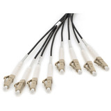 Digitus Glasfaser Universal Breakout Kabel, Duplex, LC/UPC Stecker, Multimode OM4 schwarz, 30 Meter, vorkonfektioniert