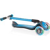 GLOBBER Elite Deluxe mit Leuchtrollen, Scooter hellblau