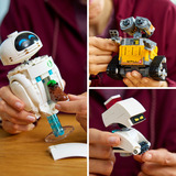 LEGO 43279 Disney Pixar WALL-E und EVE, Konstruktionsspielzeug 