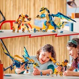 LEGO 71796 Ninjago Kaiserliches Mech-Duell gegen den Elementardrachen, Konstruktionsspielzeug 