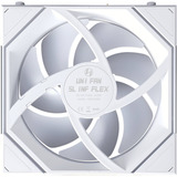 Lian Li UNI FAN SL-INF FLEX 120 Wireless, Gehäuselüfter weiß, Reverse, 3er Pack mit L-Wireless Controller, 120 mm