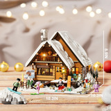 Lumibricks Skihütte, Konstruktionsspielzeug 