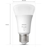 Philips Hue White A60 Smarte Lampe E27 Doppelpack 1100 lm, LED-Lampe ersetzt 75 Watt