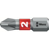 Wera Kraftform Kompakt 25 RA-R mit Tasche, Bit-Satz schwarz/grün, 6-teilig, 1/4", mit Ratschenfunktion und Rapidaptor Schnellwechselfutter