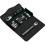 Wera Kraftform Kompakt Zyklop MS1 Metal-/Speed-Knarre, 1/4" schwarz/grün, 2 Stück, 8-teiliges Set