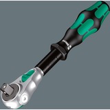 Wera Kraftform Kompakt Zyklop MS1 Metal-/Speed-Knarre, 1/4" schwarz/grün, 2 Stück, 8-teiliges Set