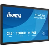iiyama ProLite TW2223AS-B3P, Public Display schwarz (matt), FullHD, IPS, Touchscreen, POE, HDMI, USB