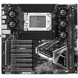 ASRock WRX90 WS EVO, Mainboard schwarz/silber