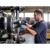 Bosch Professional Akku-Schlagschrauber GDS18V-1400 Professional, 18Volt blau/schwarz, 2 x Akku EXBA18V-8,0 Ah, in L-BOXX