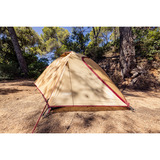 Coleman Darwin 3 Summer, Zelt beige/dunkelrot