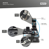 Digitus LWL-Fasertrenngerät, Montagewerkzeug schwarz
