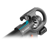 GARDENA Akku-Laubsauger/Laubbläser PowerJet Collect 18V P4A, Ready-To-Use Set grau/schwarz, Li-Ion Akku 4,0Ah, POWER FOR ALL ALLIANCE