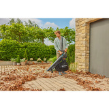 GARDENA Akku-Laubsauger/Laubbläser PowerJet Collect 18V P4A, Ready-To-Use Set grau/schwarz, Li-Ion Akku 4,0Ah, POWER FOR ALL ALLIANCE
